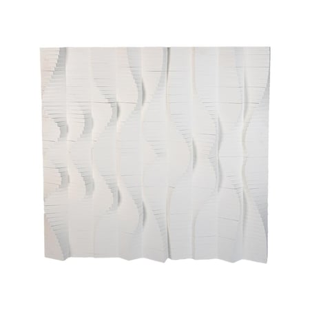 (إيقاع أبيض) لوحة حائط ثلاثية الأبعاد