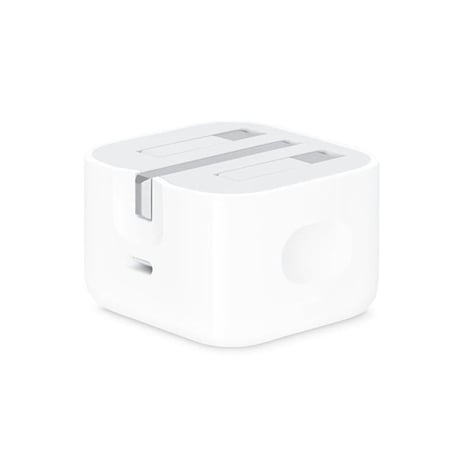 فيش جداري ابل تايب سي 20 واط أبيض