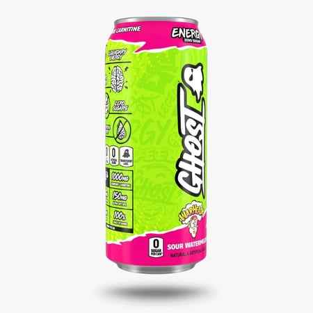 مشروب الطاقة غوست نكهة البطيخ الحامض بدون سكر – 473 مل  Sour Watermelon