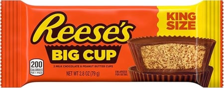 شوكولاتة ريسيز Reeses Big Cup كينق سايز – زبدة الفول السوداني 79 جم