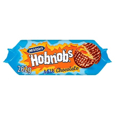 هوبنوبس شوكولاتة بالحليب 262 جم McVities Hobnobs Milk Chocolate