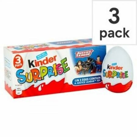 بيض كيندر سبرايز 60 جم العبوة تحتوي على 3 حبات