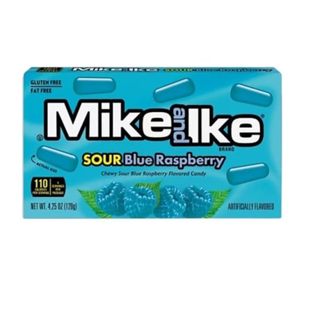 مايك اند ايك حامض – نكهة توت أزرق Mike and Ike Sour Blue Raspberry