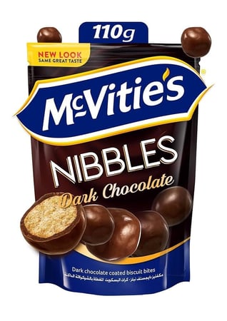 ماكفيتيز نبلز دارك شوكولاتة – كرات بسكويت مغطاة بالشوكولاتة الداكنة (McVities)
