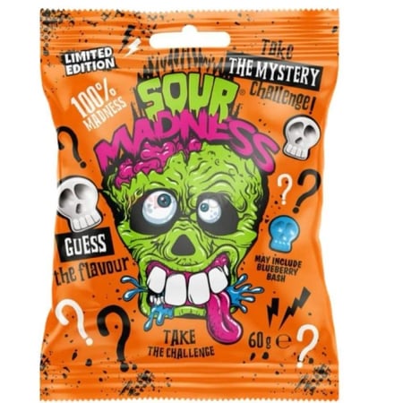 سوار مادنس تحدي الحموضة 60 جم (نكهة مجهولة) Sour Madness Mystery