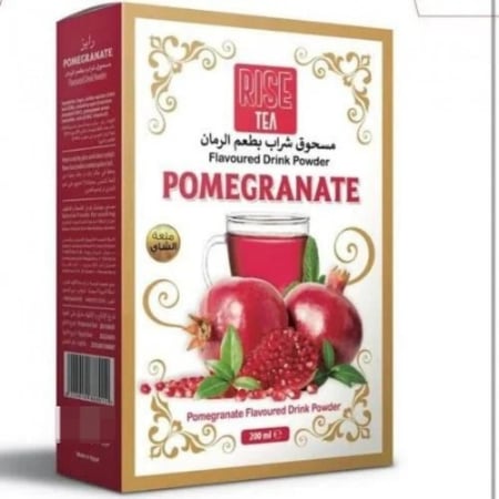 مسحوق شراب الرمان 300 جم - Pomegranate Drink Powder رايس تي بلس
