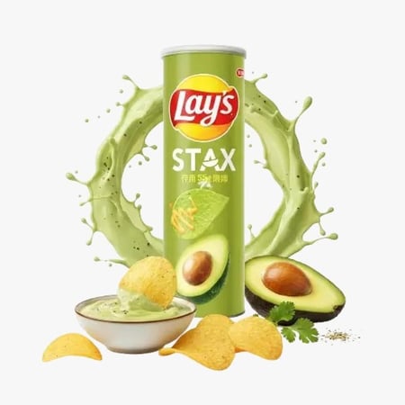 ليز ستاكس بنكهة الأفوكادو والخردل الحلو - 90 جم (مستورد)