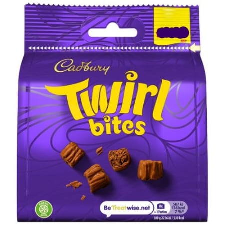 كادبوري تويرل بايتس 85 جم – Cadbury Twirl Bites