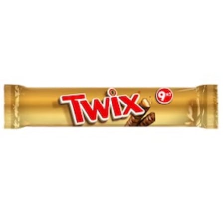 شوكولاتة تويكس بالحليب والكراميل – عبوة 9 × 2 أصابع مستورد بريطاني