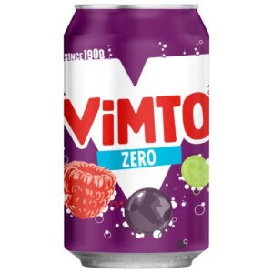 فيمتو زيرو – مشروب غازي بنكهة التوت بدون سكر (علبة 330 مل) (Vimto Zero)