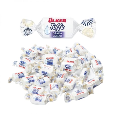 حلوى اولكر توفي بنكهه المستكه الوزن 1كيلو