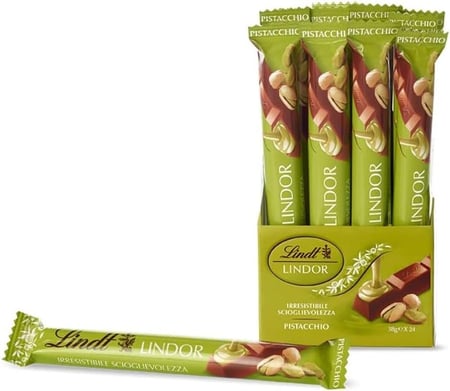 شوكولاتة ليندت ليندور فستق - أصابع 38 جرام