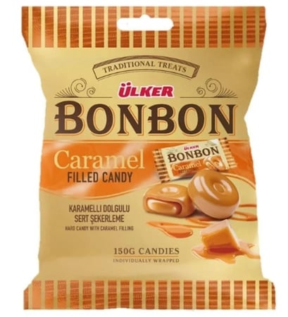 حلوى اولكر بونبون كراميل محشوة 150 جم