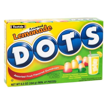 حلاوة دوتس ليمونادة 184 جم – Assorted Lemonade DOTS Gumdrops