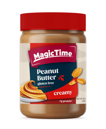 كريمة زبدة الفول السوداني ماجيك تايم 454 جرام