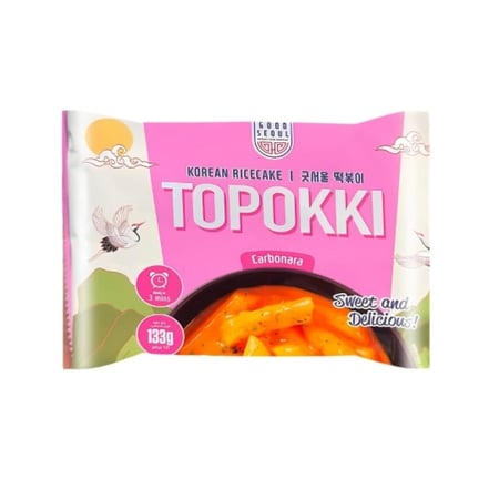 توبوكي كوري كاربونارا 133 جم– Korean Topokki Carbonara