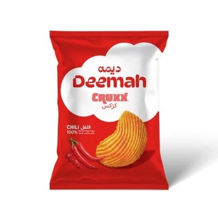 شيبس ديمة كركس بنكهة الفلفل الحار 23 جم 12 حبه