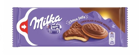 ميلكا (Milka) كيك اسفنجي بحشوة الشوكلا ومغطى بالشوكلا 128 جم