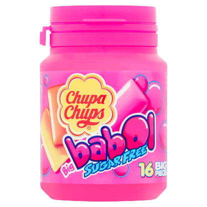 علكة شوبا شوبس بنكهة الفراولة خالية من السكر 64 جم