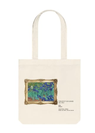 Irises By Vincent Van Gogh Woven Tote Bag