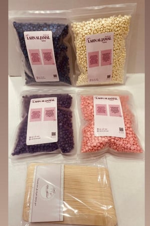 شمع حبيبات الف جرام واكس واعواد هديه