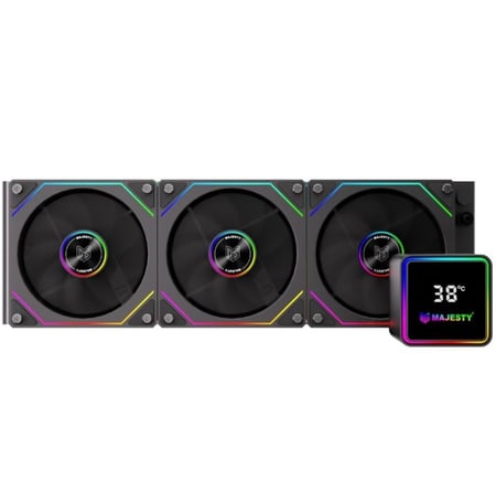 مبرد مائي مغلق 360MM ARGB LIQUID COOLER من شركة MAJESTY