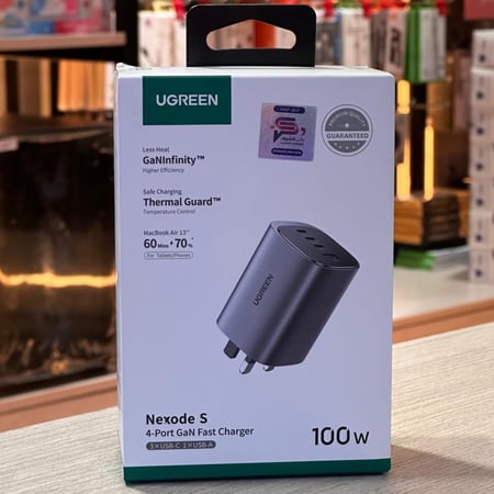 شاحن جداري NEXODE S بقوة 100W من شركة UGREEN