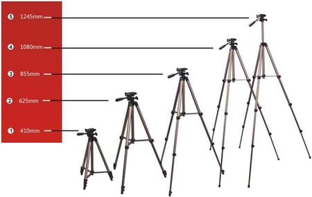 ترايبود للتصوير قابل للحمل مع ذراع WT3130