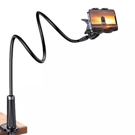 حامل جوال يوجرين للسرير أو المكتب متعدد المهام - أسود