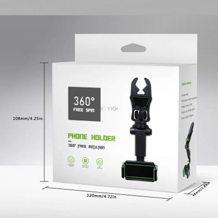 حامل الجوال للسيارة قابل للدوران 360 درجة