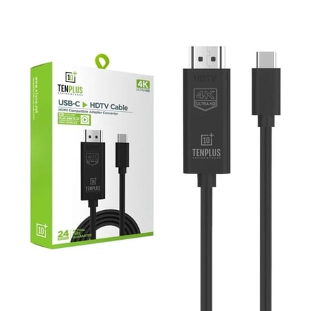 وصلة عرض USB-C TO HDTV من شركة TENPLUS