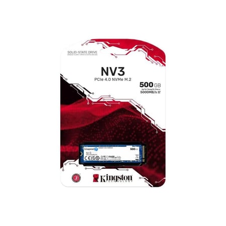 ذاكرة تخزين داخلية M.2 اصدار NV3 بسعة 500GB من KINGSTON