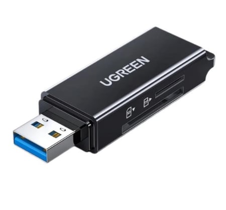 قارئ بطاقات USB 3.0 لبطاقات TF/SD من شركة UGREEN