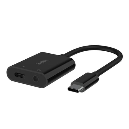 روك ستار محول شحن صوت 3.5 ملم + USB-C من شركة BLKIN