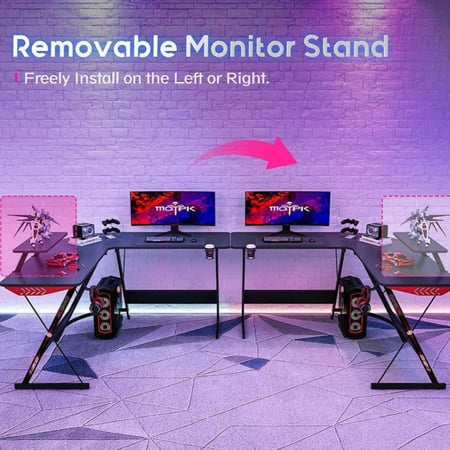 طاولة جيمنج على شكل L نسخة SLAYER I من شركة GAMEON