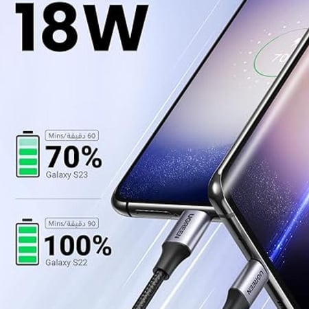 كيبل يو اس بي ايه الى تايب سي من شركة UGREEN