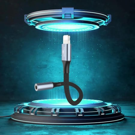 تحويلة LIGHTNING TO AUX من شركة MOOGMAX