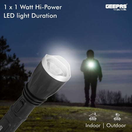 مصباح يدوي قابلة للشحن من جيباس GFL5578