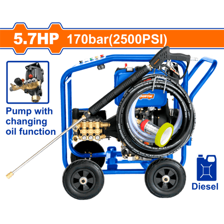 ماكينة غسيل ضغط عالي ديزل 170Bar  WADFOW WDPS1A25