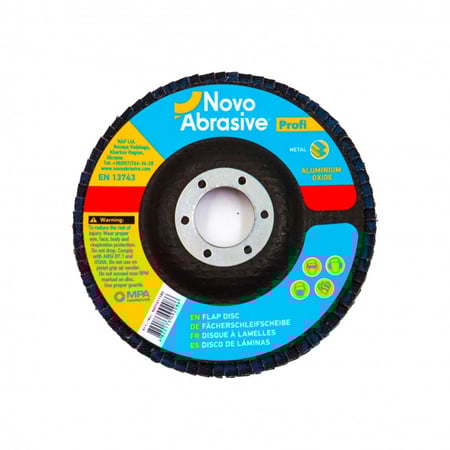 علبة فلاب ديسك اوكراني للصنفرة عدد 10 ديسك - نعومة 60 - نوفو