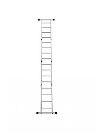 سلم المنيوم متعدد - 16 درجة