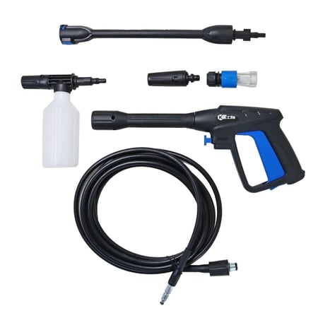 مضخة غسيل سيارات ضغط 120 بار – 1500 واط – مع ملحقات | Kit Tools