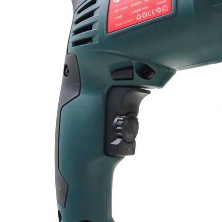 دريل كهربائي - بخاصية المطرقة 13 ملم 710 واط  - كيت تولز