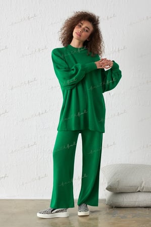 Forest Green Balloon SleevesSet