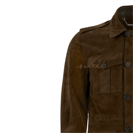 GREEN SUED JACKET