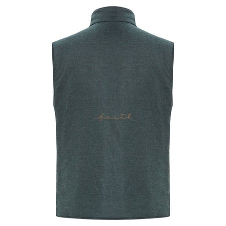 GREEN & BROWN DOUBLEFACE VEST