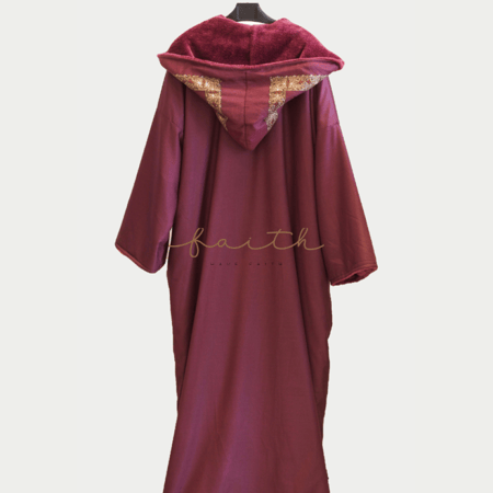 BURGUNDY TRADITIONAL MEN FARWA