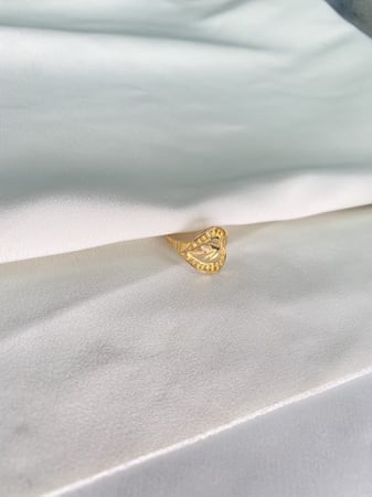 خاتم ذهب عيار 21