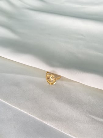 خاتم ذهب عيار 21