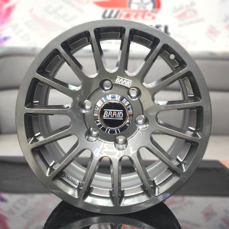 جنوط برايد BRAID مقاس 16 الجديده 6 مسمار 7 انش